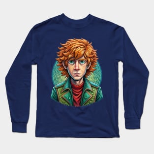 Anime Character Drawings Long Sleeve T-Shirt